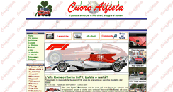 Desktop Screenshot of cuorealfista.com